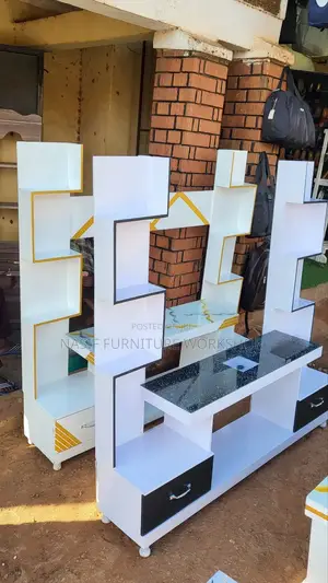 Double Tower Tv Table Available in All Colors