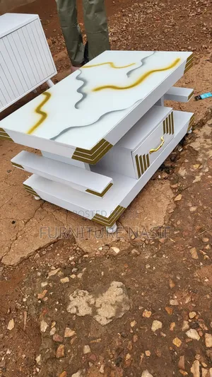 Tv Stand White and Gold New Available