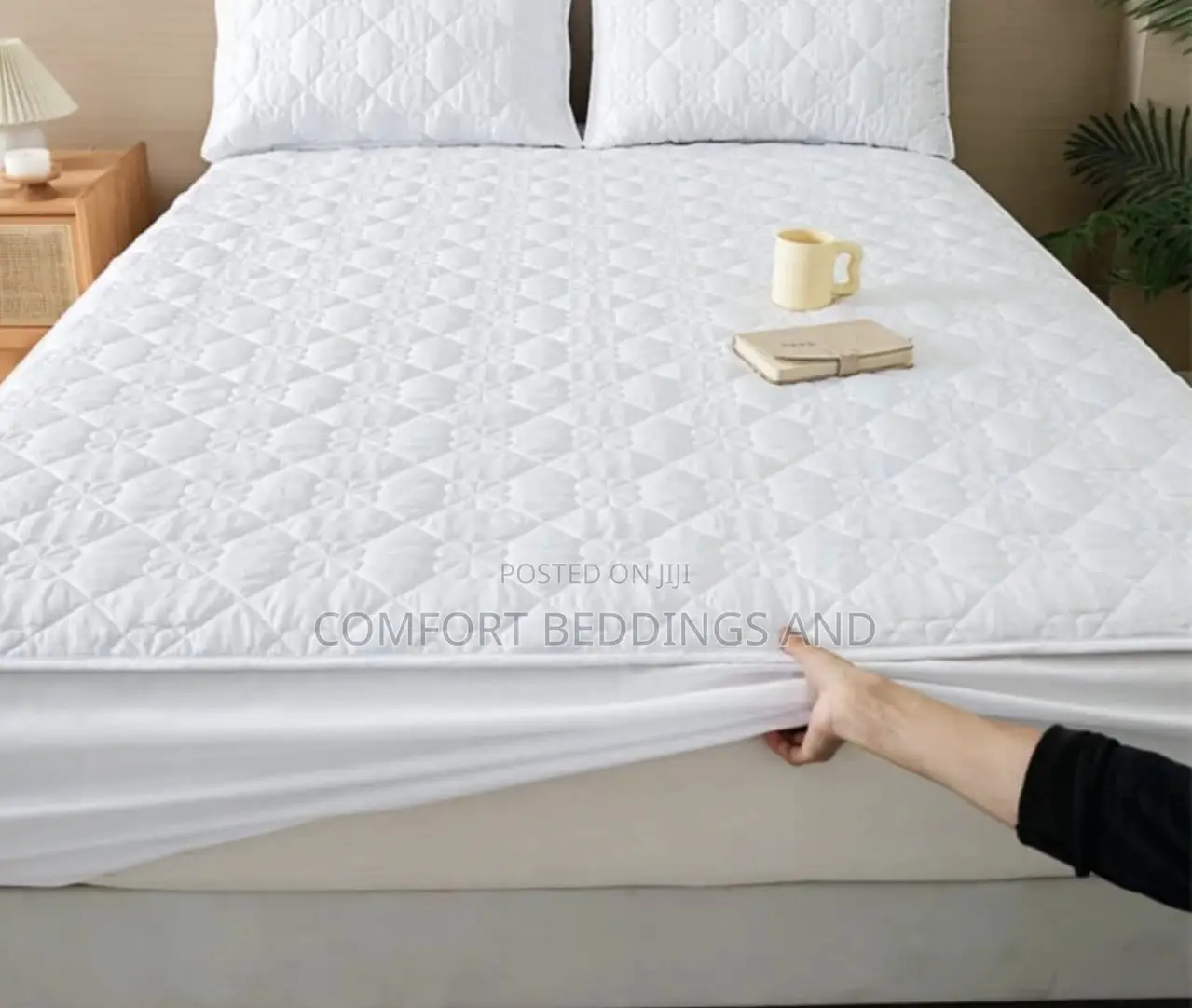 White Fitted Waterproof Mattress Protectors