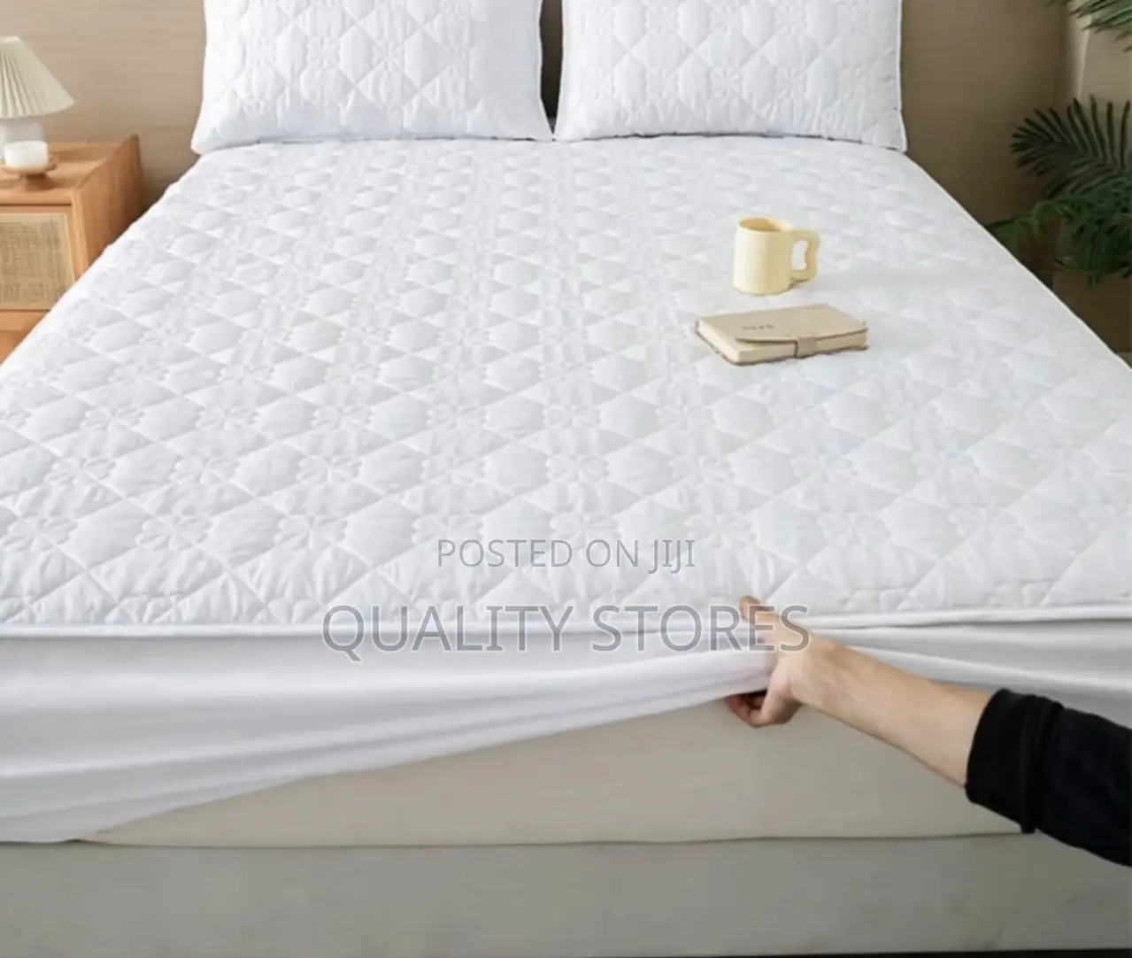 White Fitted Waterproof Mattress Protectors
