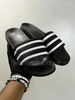 Adidas Original Slides Rubber Material