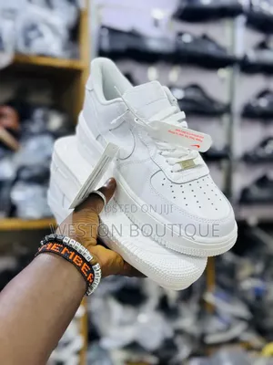 White Original Unisex Nike Airforce Sneakers Size 37 to 46
