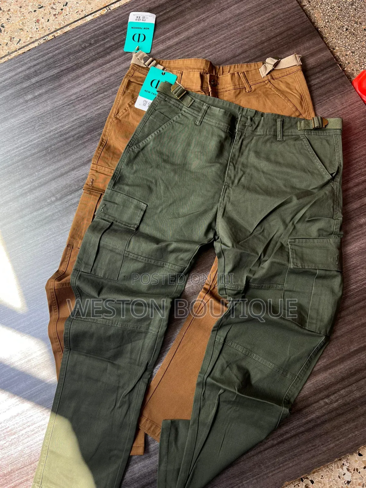 Straight Men's Original Non Fading Cargo Pants Size 30 to 40