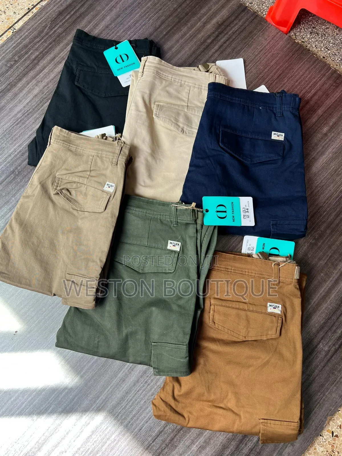 Straight Men's Original Non Fading Cargo Pants Size 30 to 40