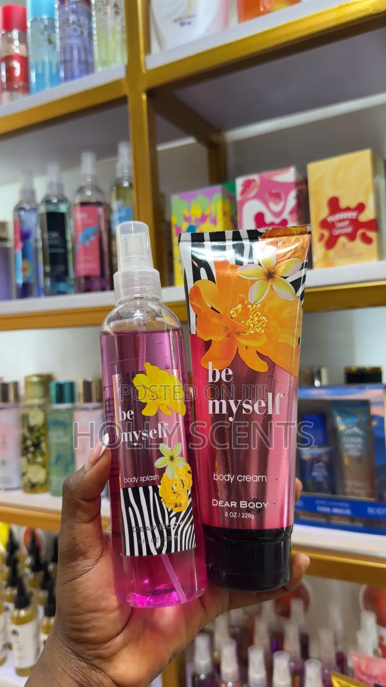 Body Lotion and Body Splash