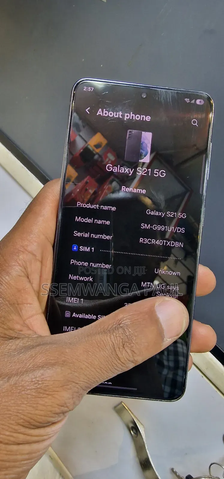Samsung Galaxy S21 5G 128 GB Gray
