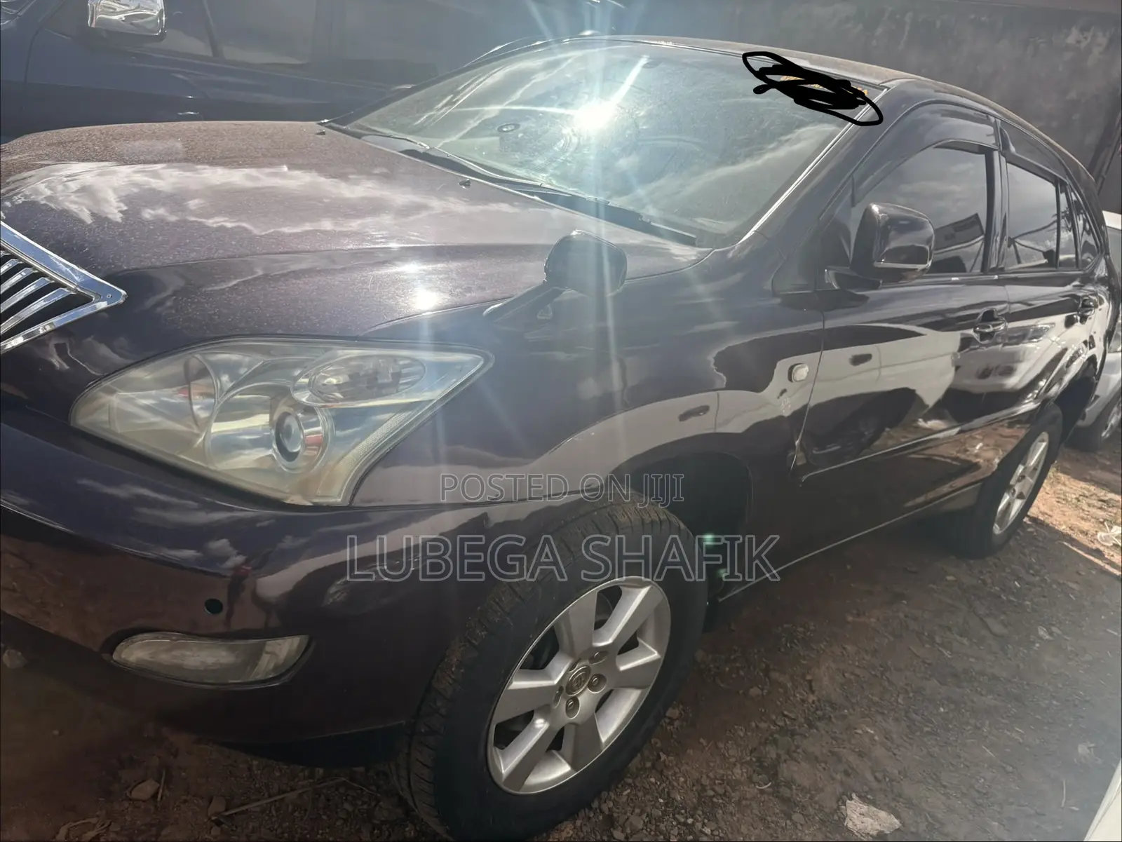 Toyota Harrier 2008 Burgundy