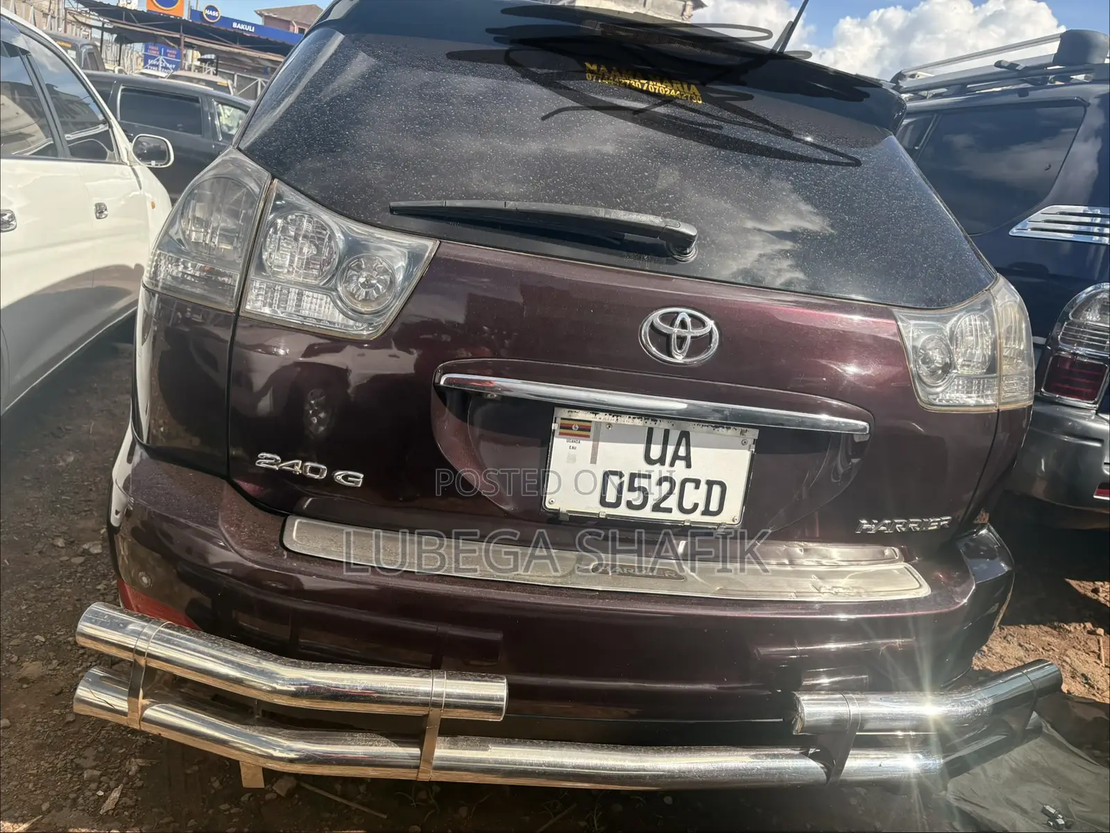 Toyota Harrier 2008 Burgundy
