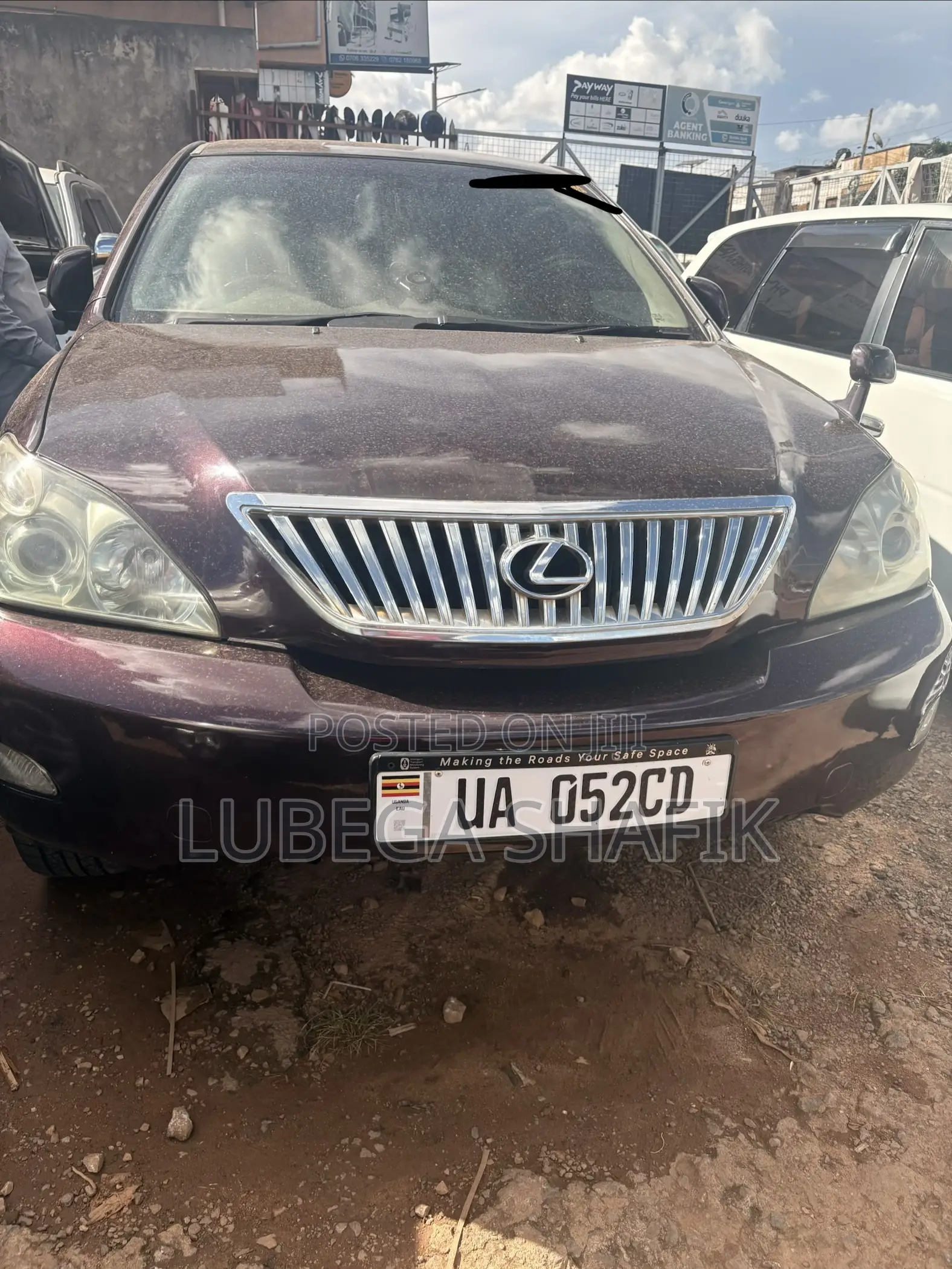 Toyota Harrier 2008 Burgundy