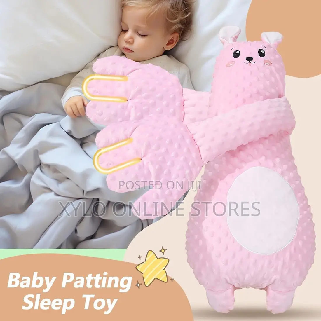 Baby Patting Sleep Toy(Multicolored)