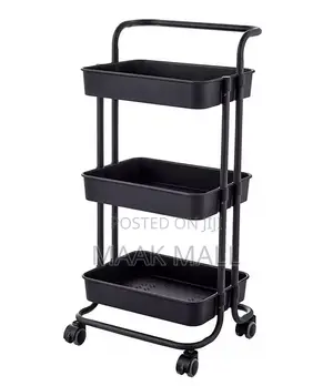 3 Tier Storage Trolley Rack