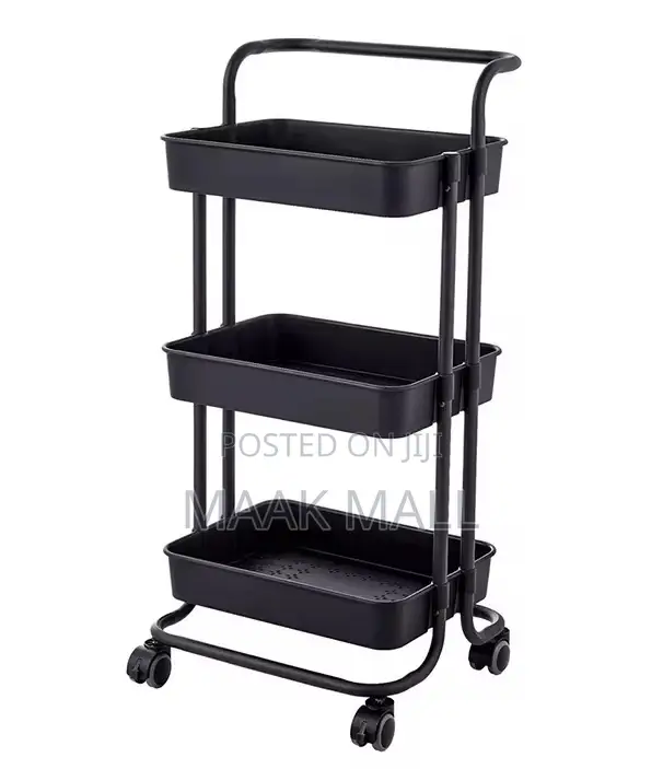 3 Tier Storage Trolley Rack