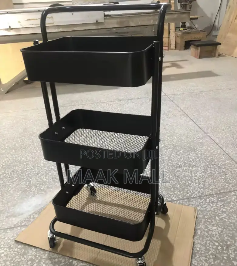 3 Tier Storage Trolley Rack