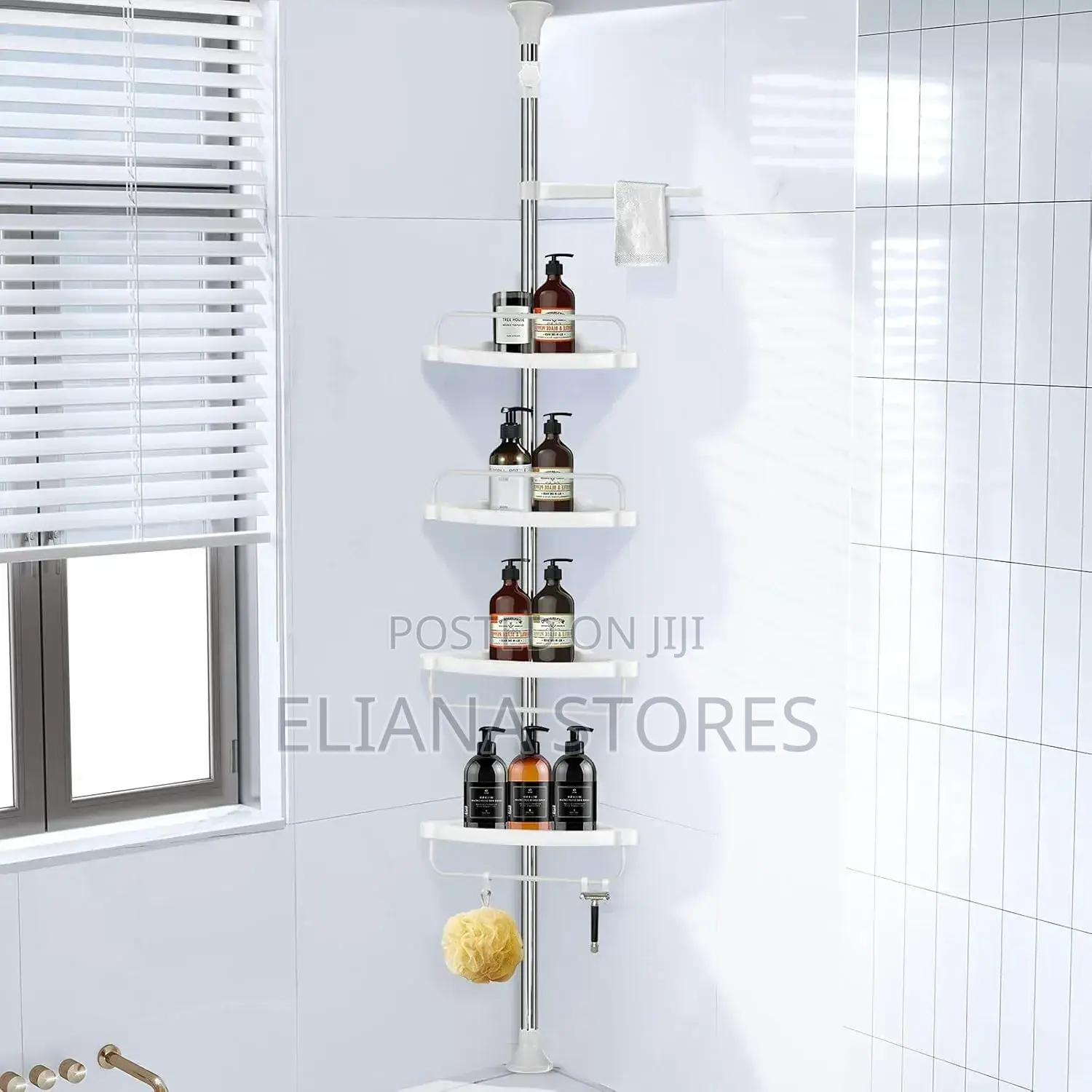 4-Tier Bathroom Corner Space Saver Rack