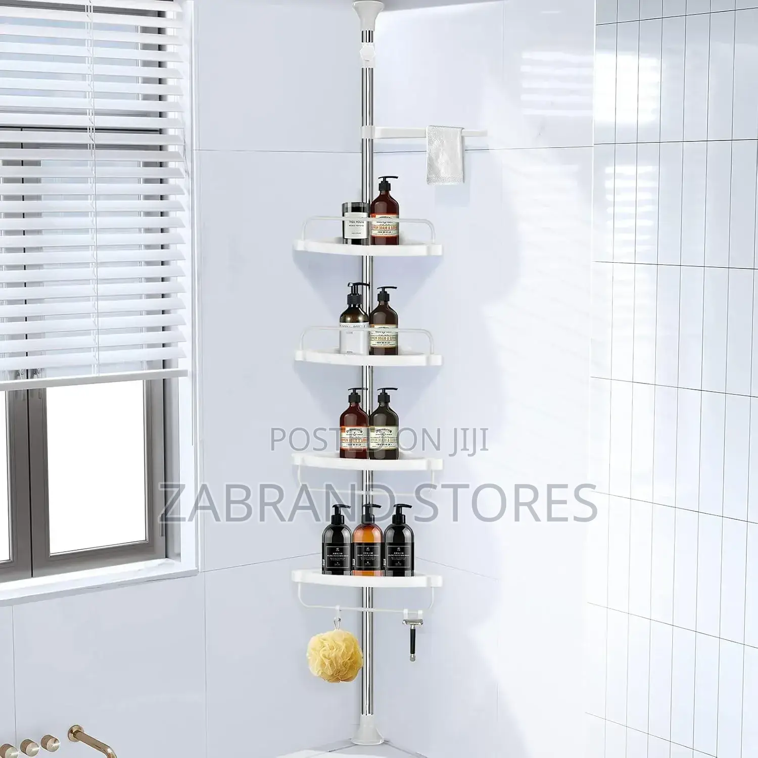 4-Tier Bathroom Corner Space Saver Rack