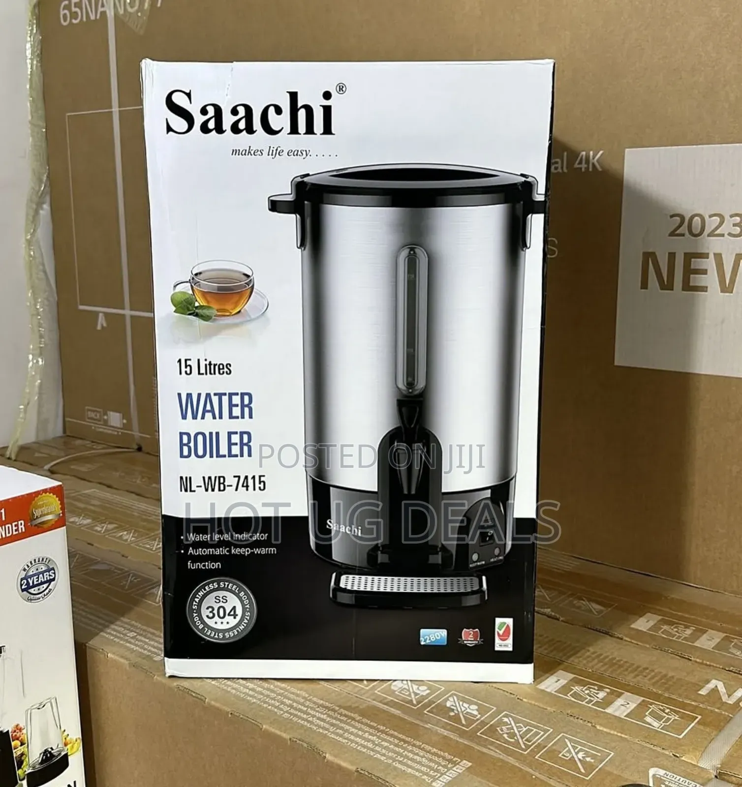Saachi Stainless Steel Water Boiler - 15l