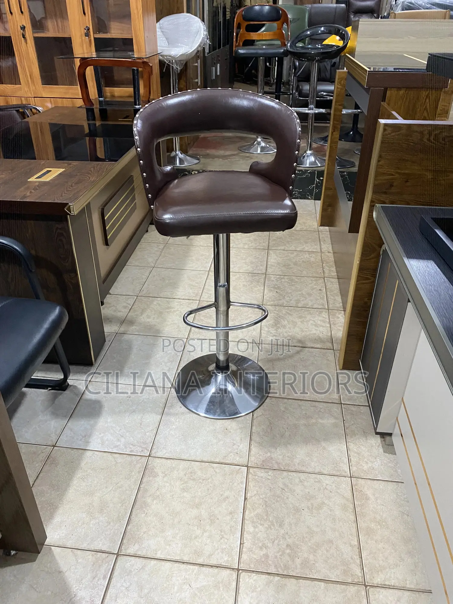 Leather Stool