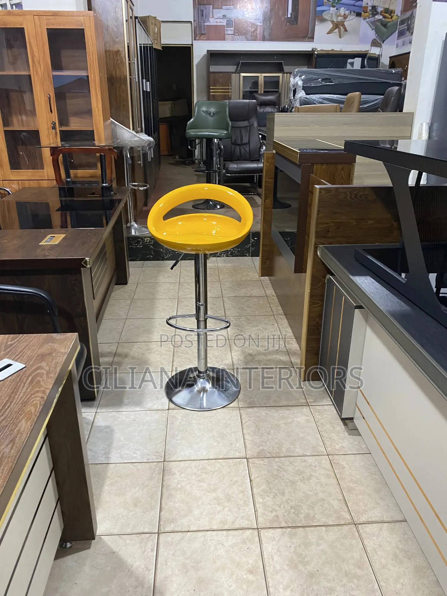Yellow Plastic Stool