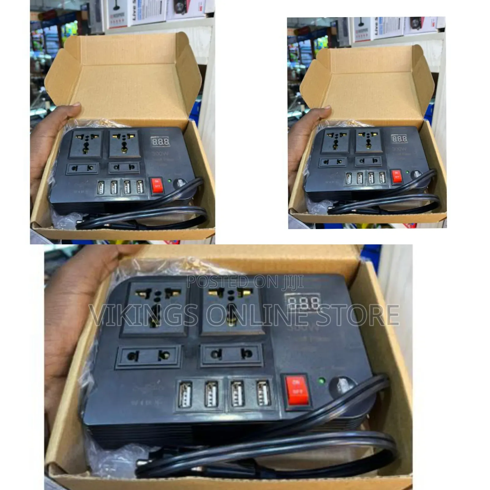 Bygd Dc 12v to Ac 220v Power Inverter - Multicolor