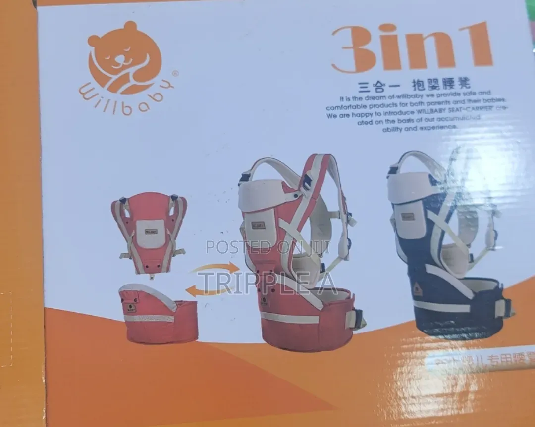 3 in 1 Baby Carrier With Hip Seat