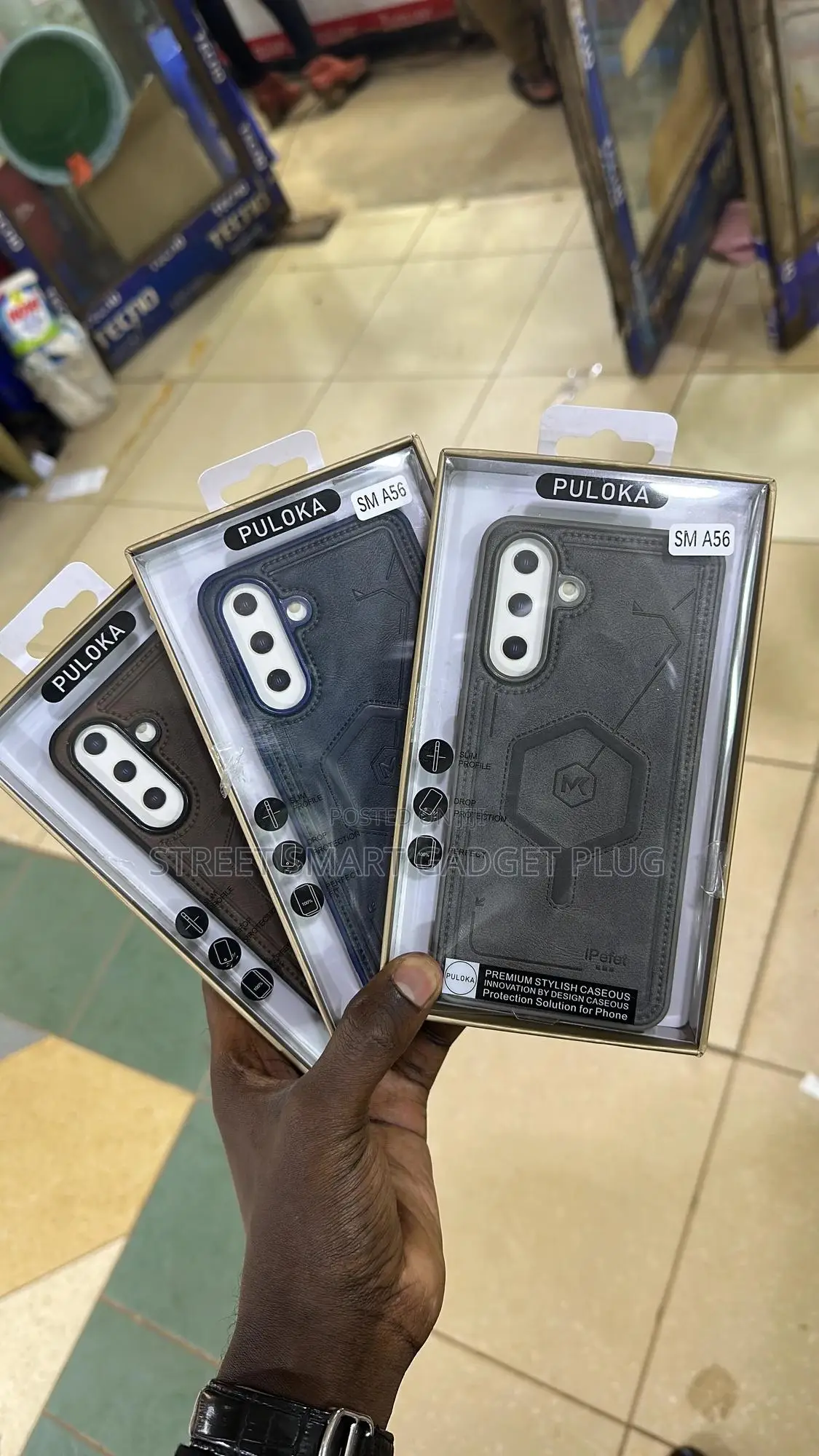 Samusang A56 Premium Leather Cases