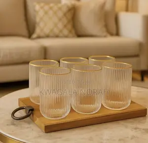 A Set of 6 Whiskey,Water,Juice Glasses
