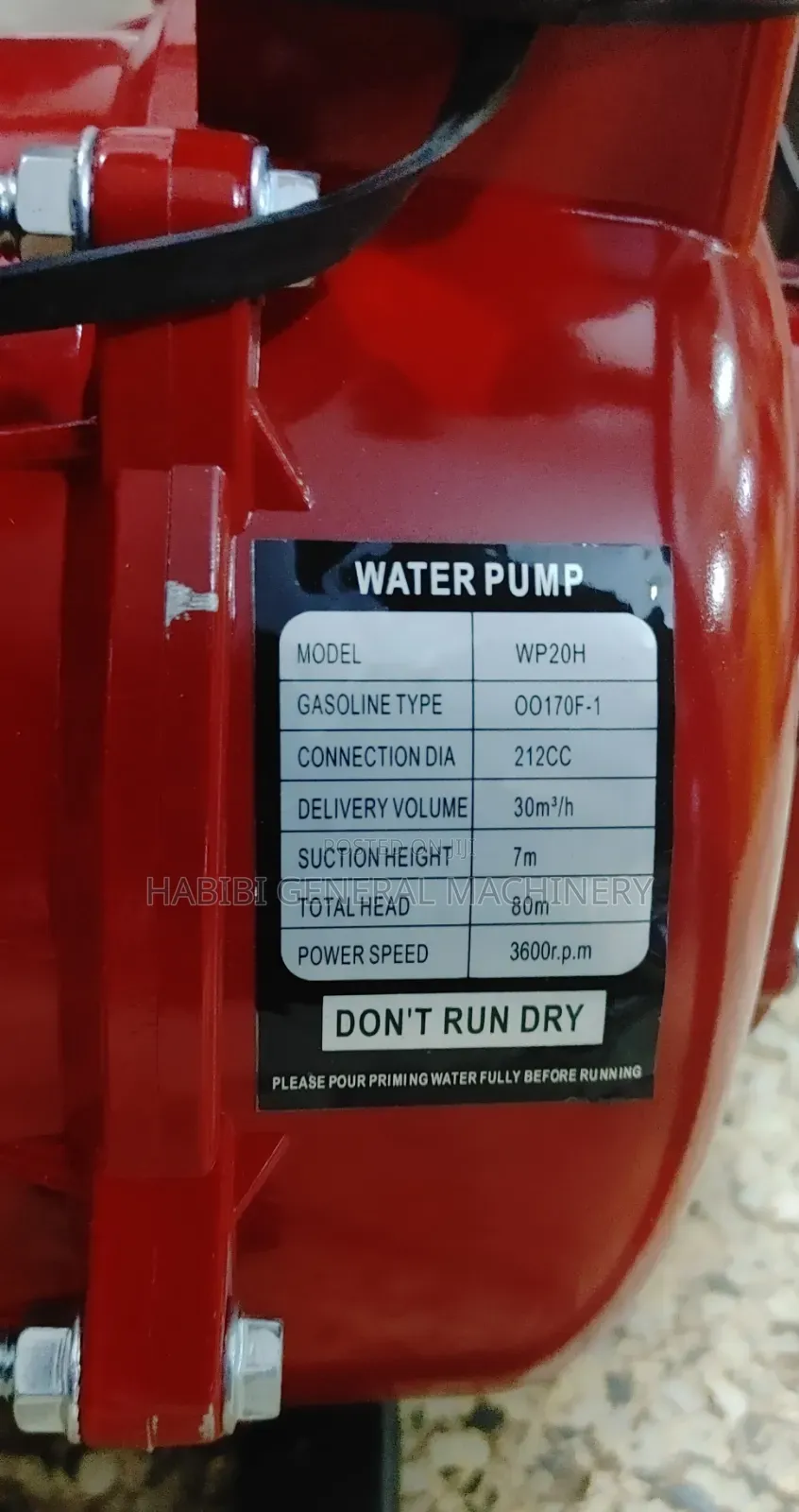 High Pressure Output/High Pressure 2 Inch Gasoline Water Pumps