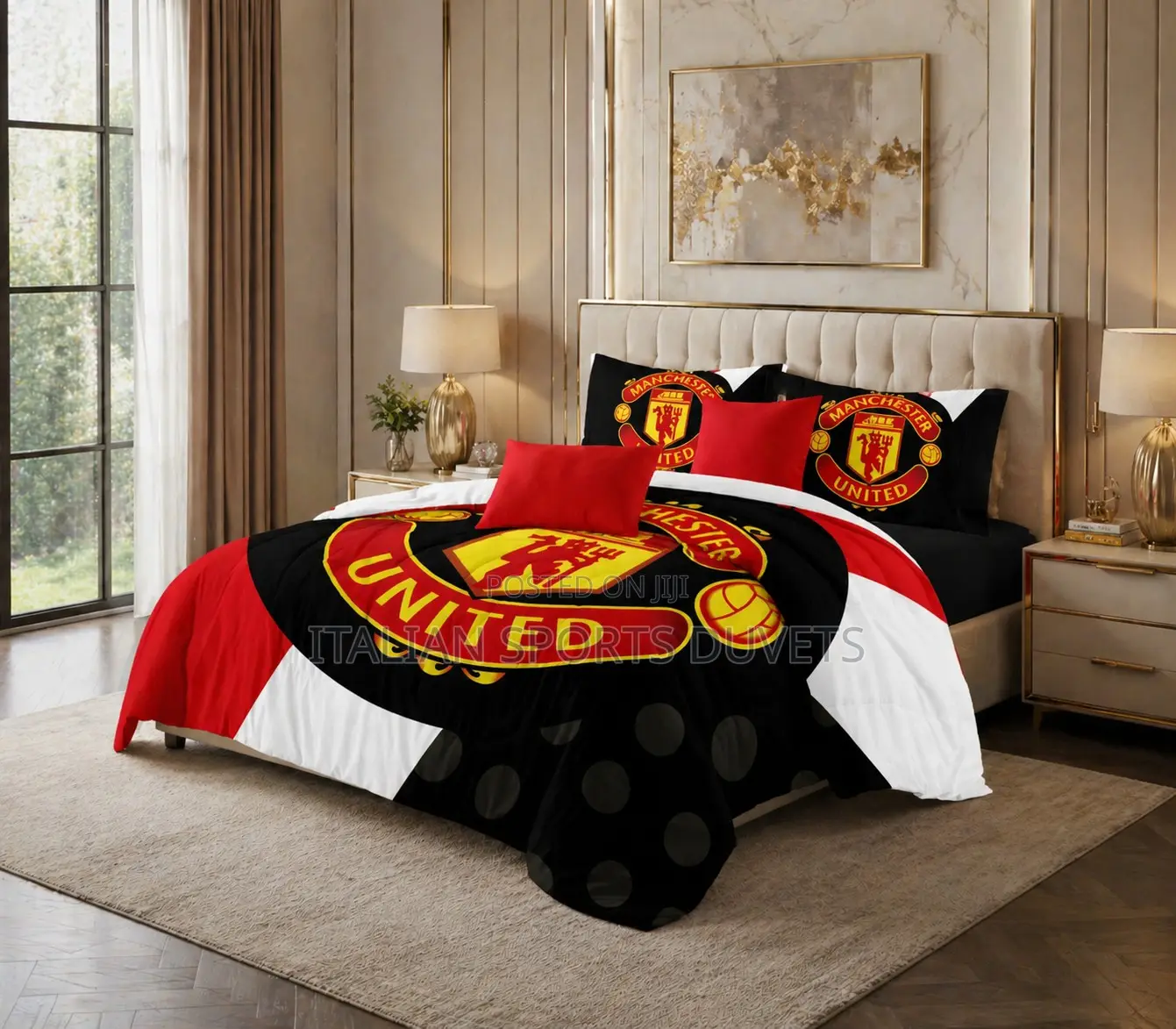 Premium Manchester United Duvet Sets (Available in 5x6 6x6 Sizes)