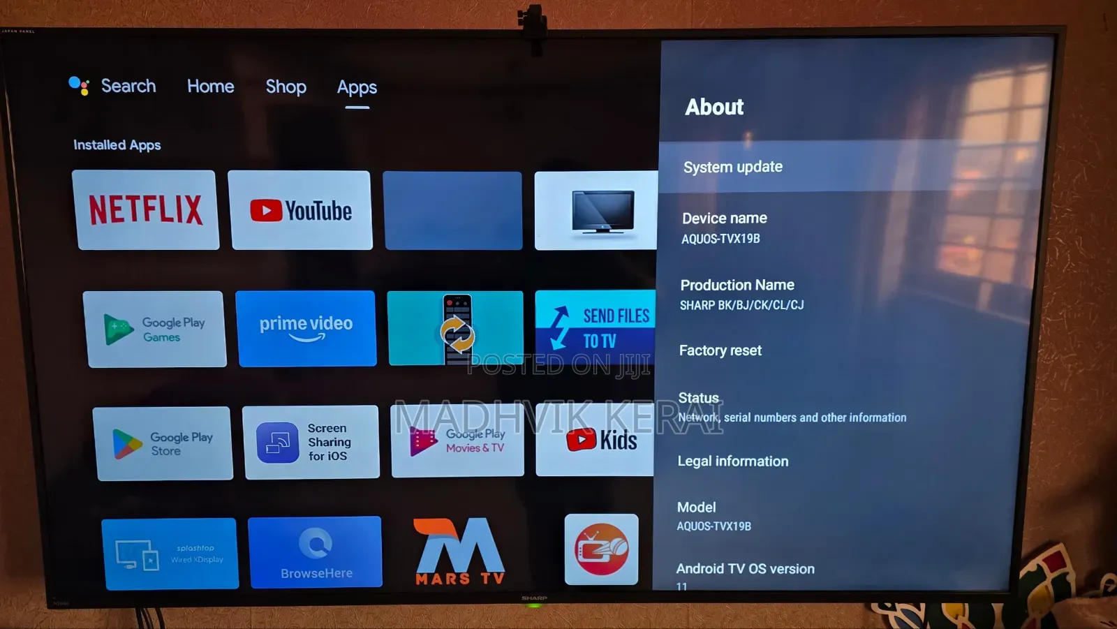 Sharp Tv 65"