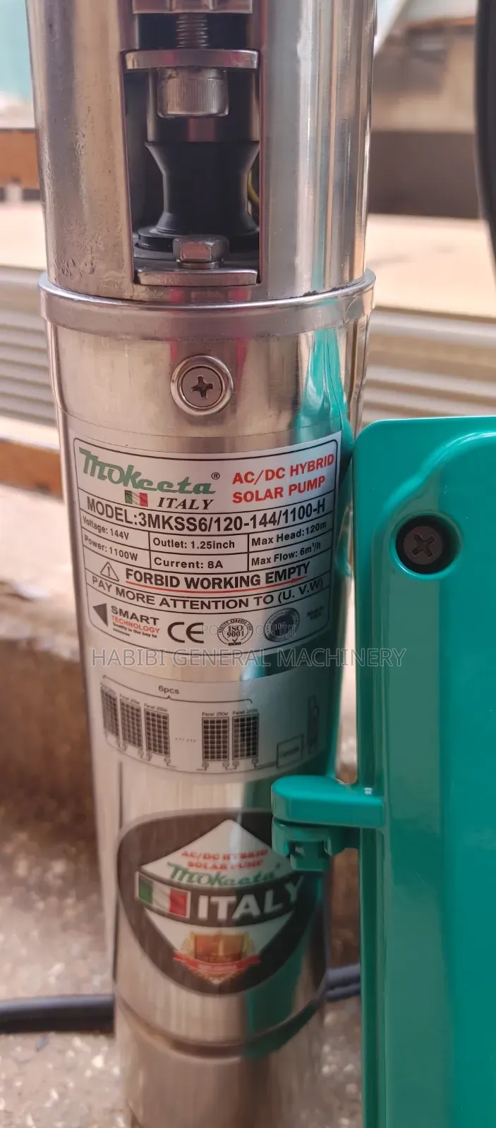 Ac/Dc Hybrid Mokeeta High Quality/High Production/120m Solar Pump