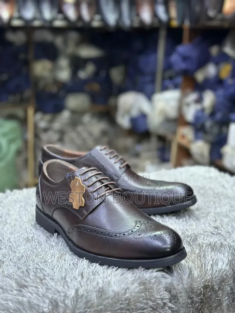 Original Leather Oxford Brown Men's Gentle Shoes