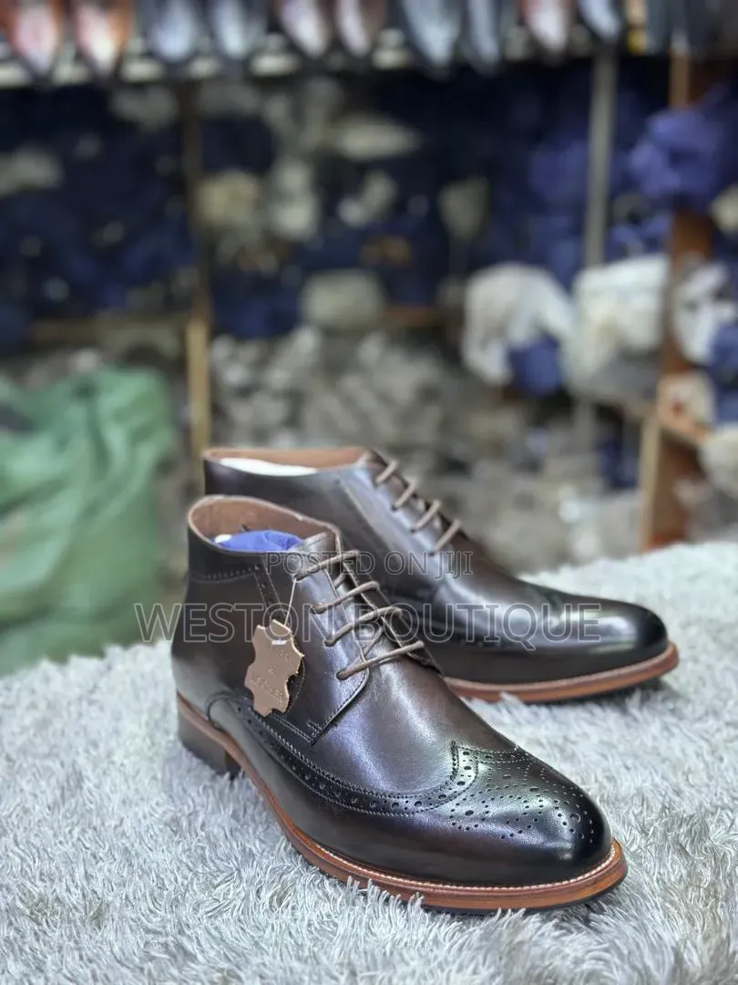 Original Leather Oxford Brown Men's Gentle Shoes
