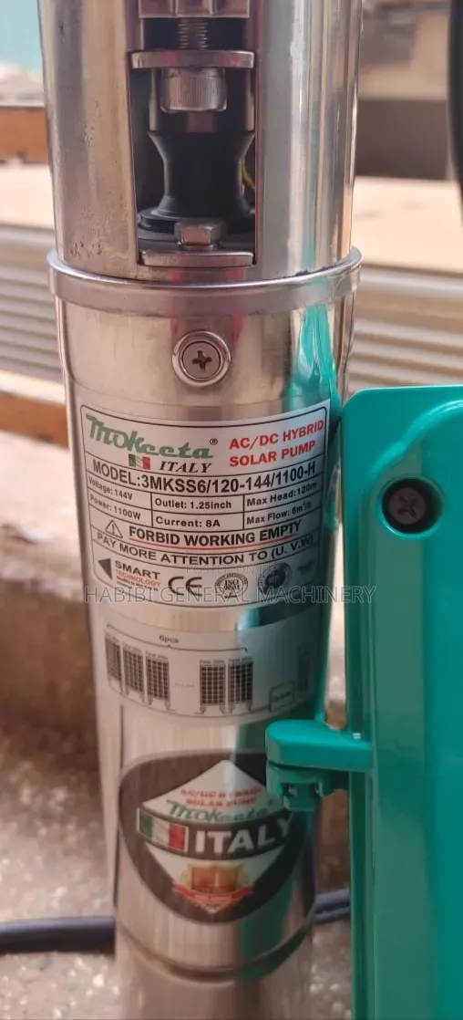 High Quality/Made in Italy/120m Submersible Ac/Dc Hybrid Solar Pump