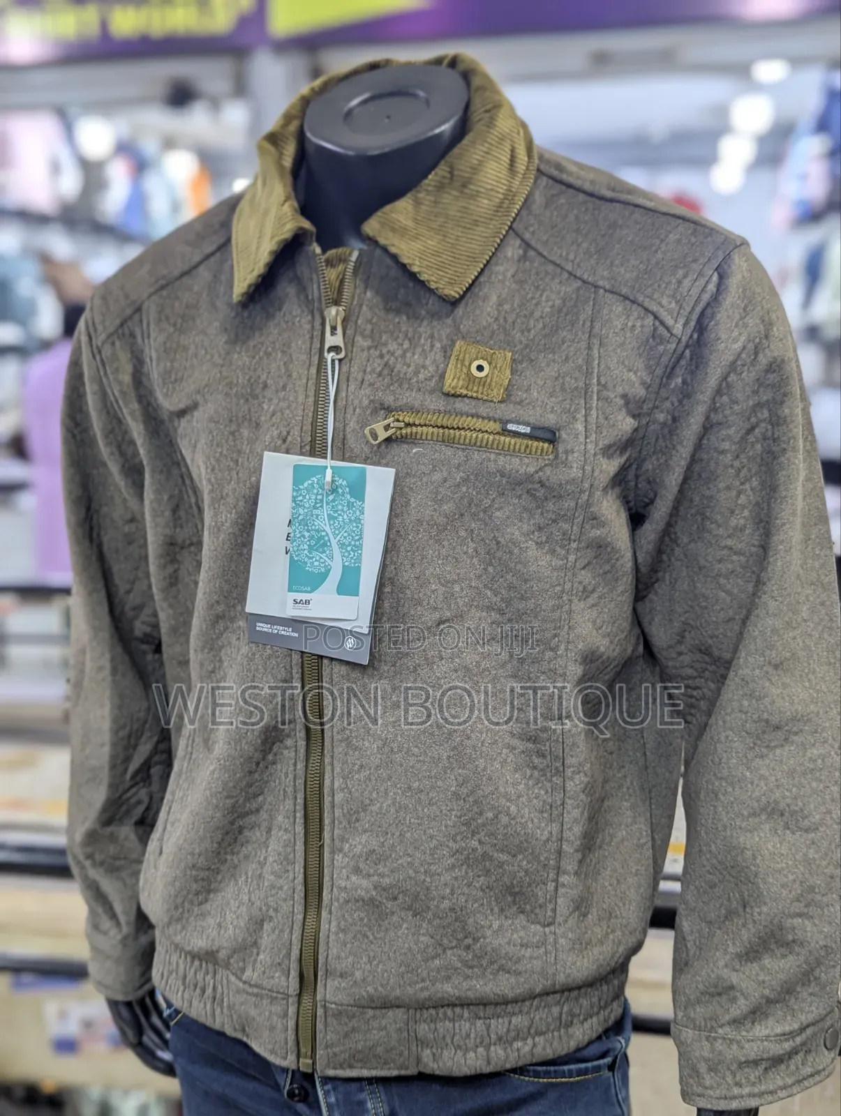 Vogue Style Men's Original Long Sleeve Jacket