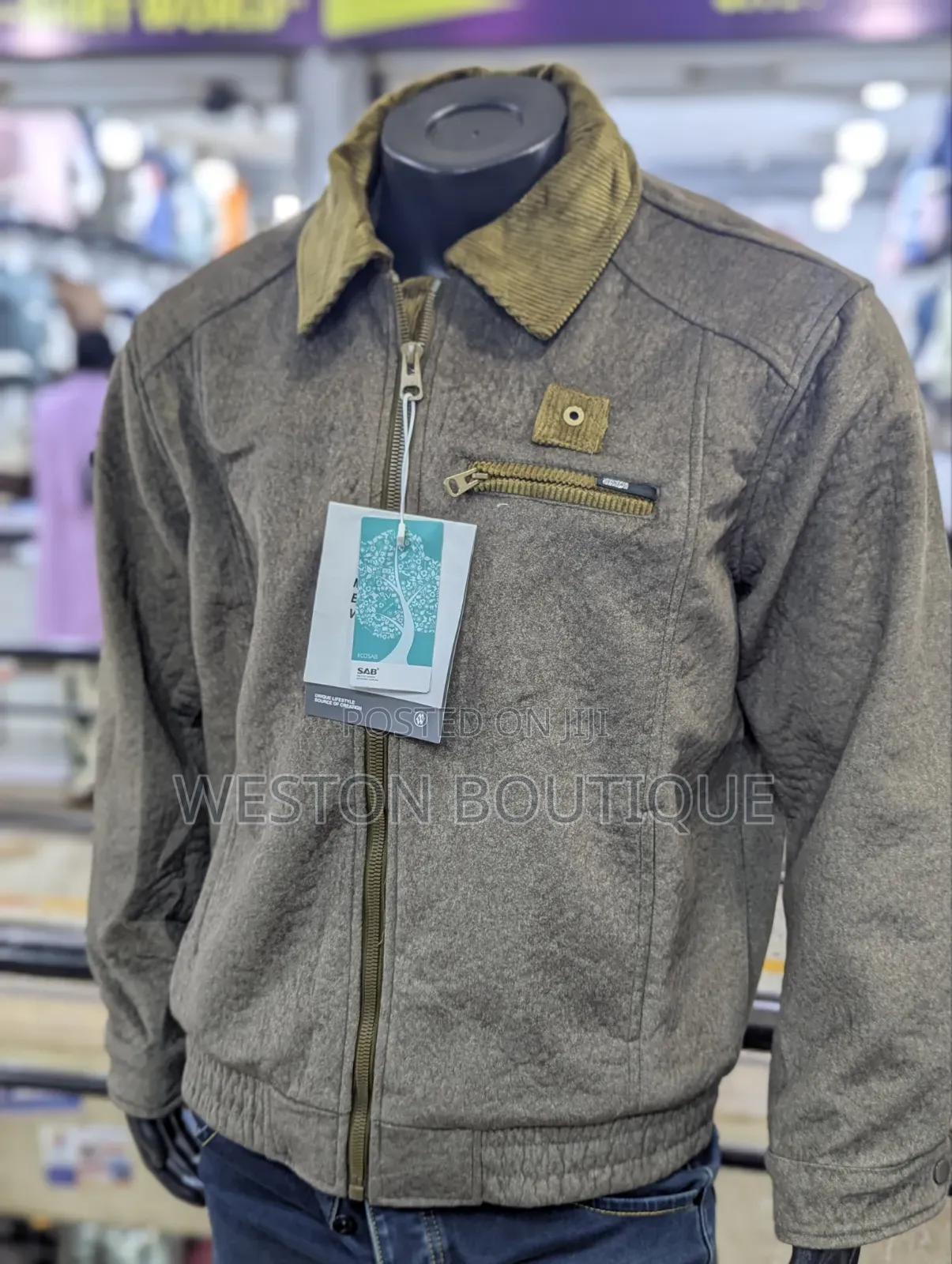 Vogue Style Men's Original Long Sleeve Jacket