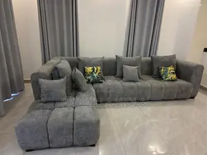 L Shaped Chair With High Density-5 Seater