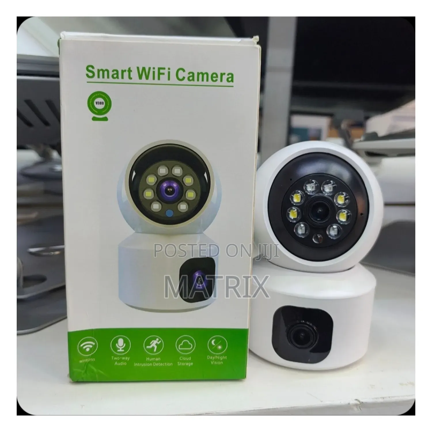 Pro Smart Wifi Camera Dual Lens Security Camera.