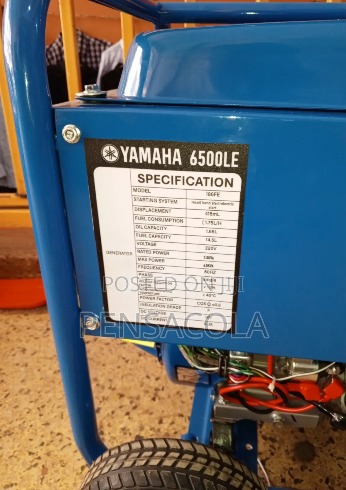 7.5kva Yamaha Petrol Generator