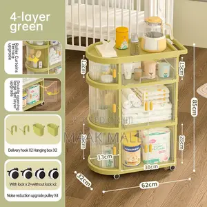Foldable Baby Storage Cart