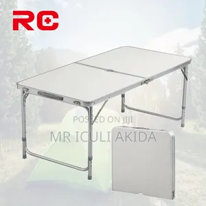 Portable Aluminum Folding and Height Adjustable Camping Table