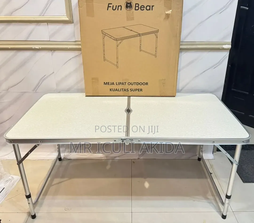 Portable Aluminum Folding and Height Adjustable Camping Table