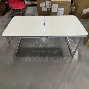 Portable Aluminum Folding and Height Adjustable Camping Table
