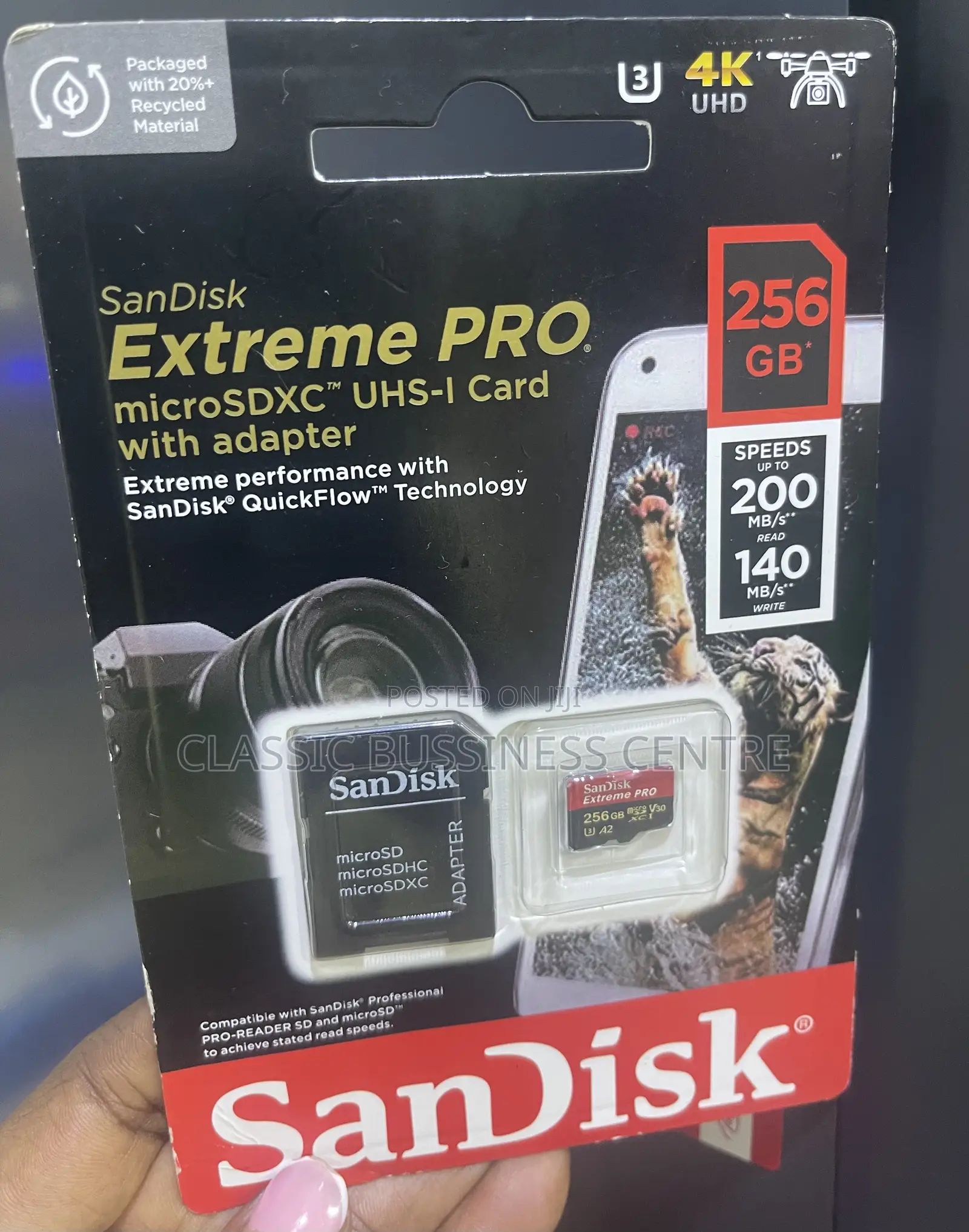 Extreme Pro 256 Memory Card