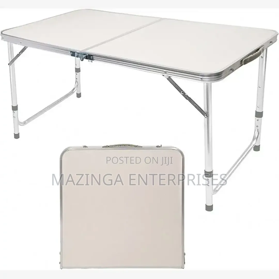 Portable Aluminum Folding and Height Adjustable Camping Table