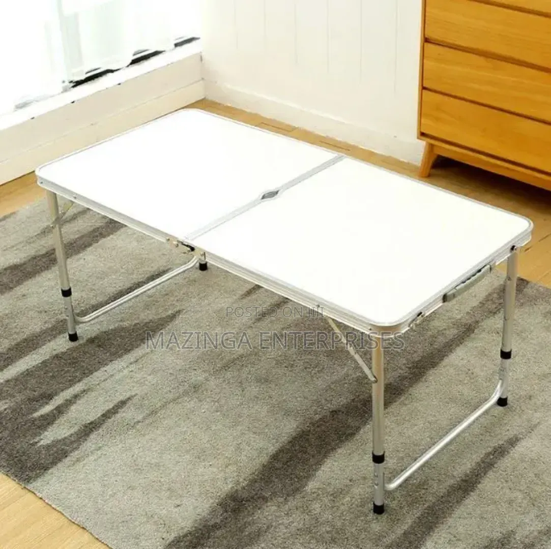 Portable Aluminum Folding and Height Adjustable Camping Table
