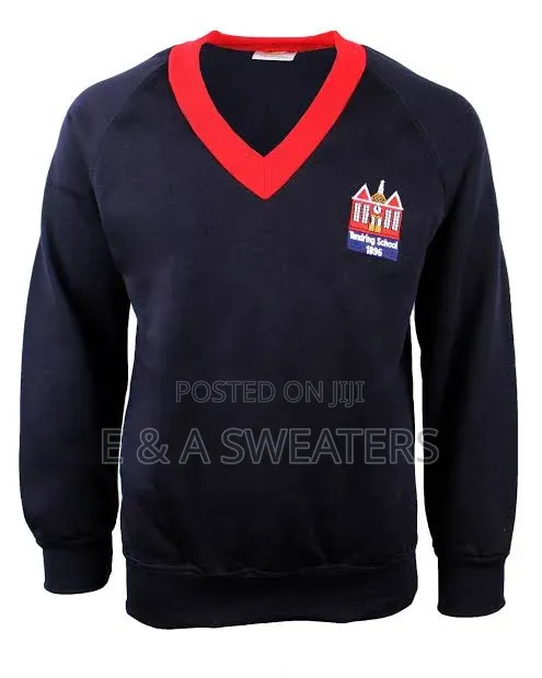 School Sweaters With Embroidery