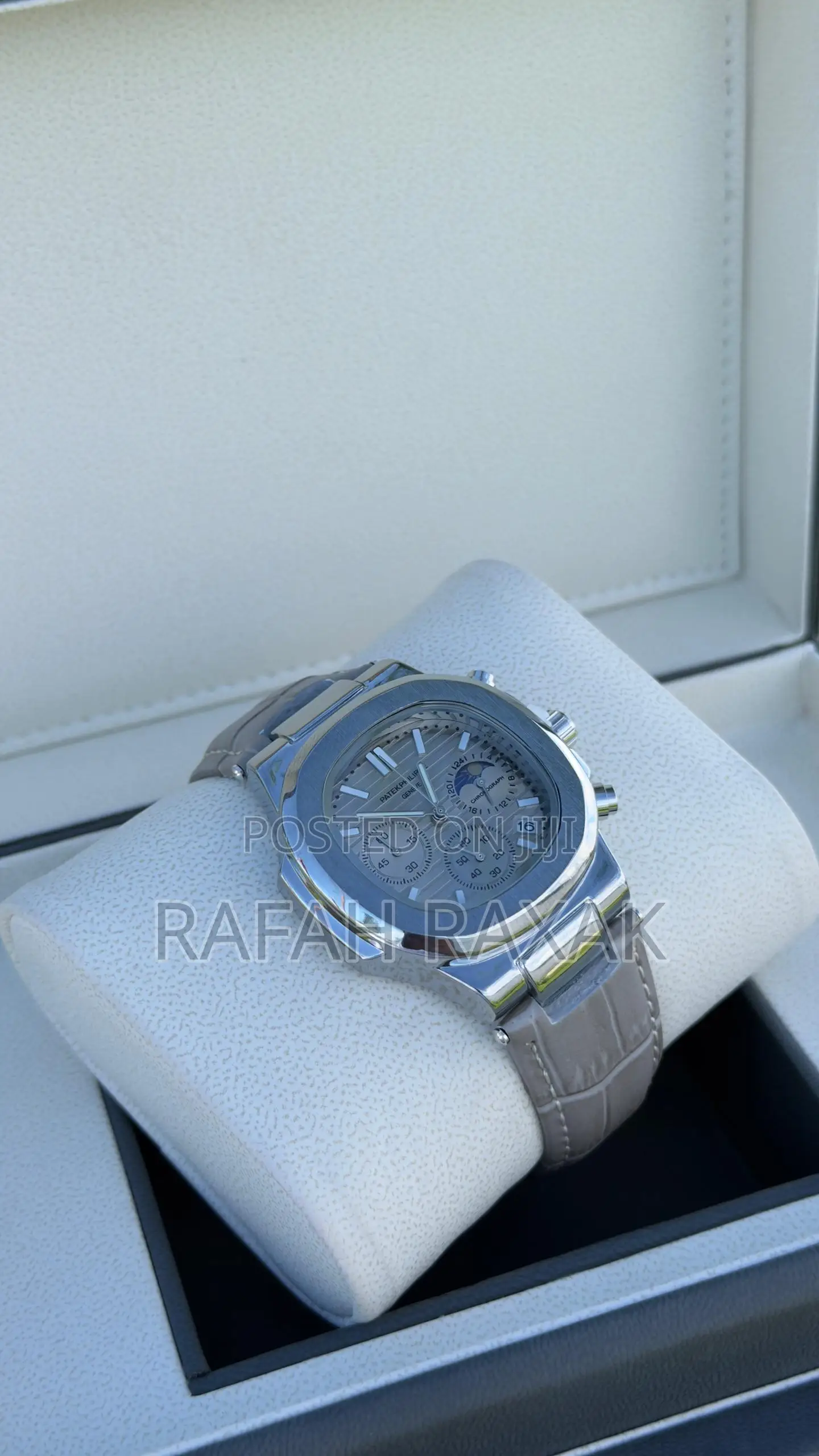 Gray Patek Philippe Nautilus Chronograph Watch
