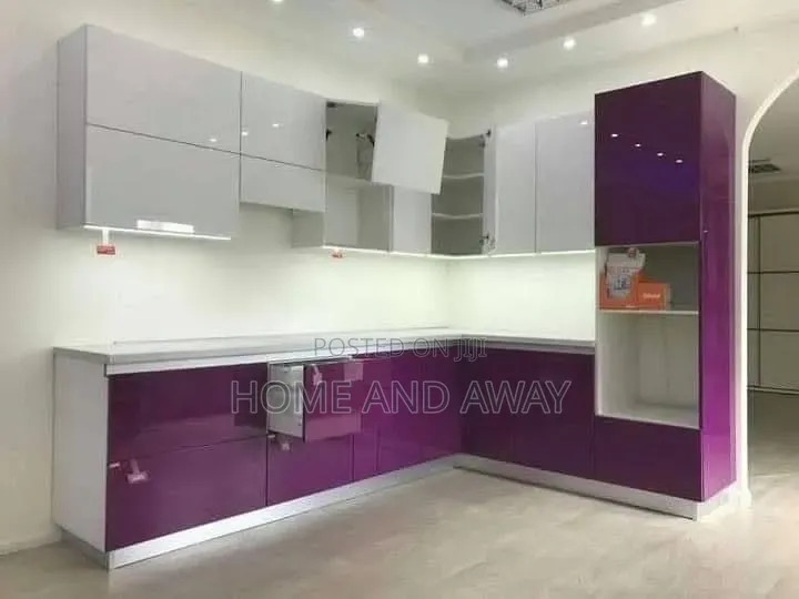 Modern L Shape Kitchen Cabinets 980,000/- Per Running Meter Order Now