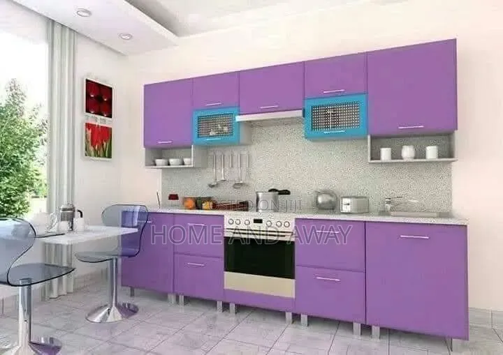 Single Lane Kitchen Cabinets From 7,000,000/- In Any Colour Order Now