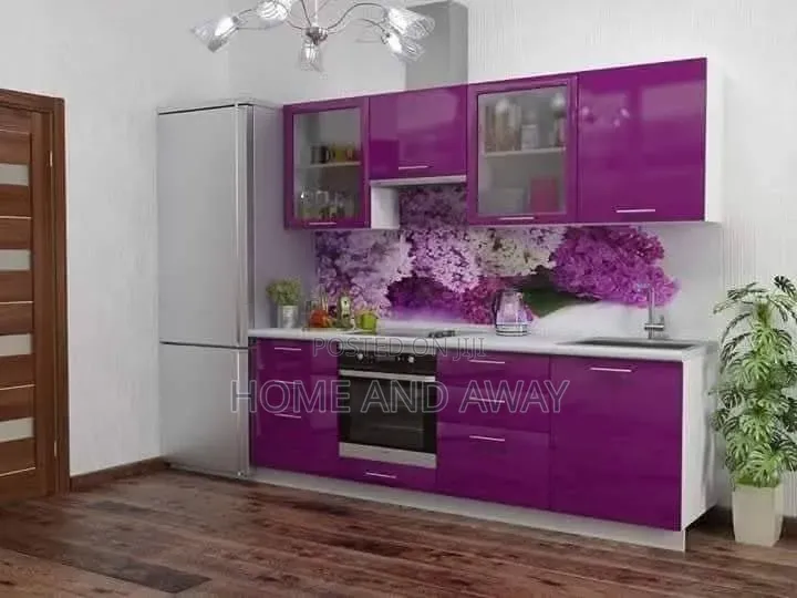 Single Lane Kitchen Cabinets From 7,000,000/- In Any Colour Order Now